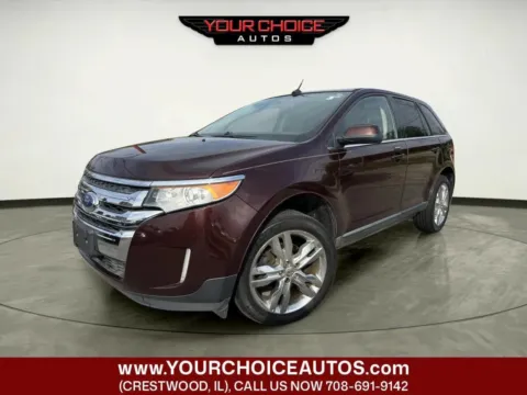 Red 2012 Ford Edge Limited for sale in Crestwood, IL