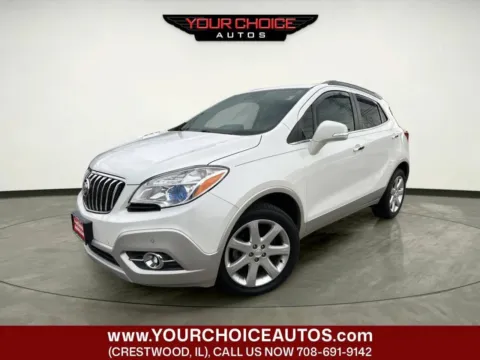 White 2015 Buick Encore Premium for sale in Crestwood, IL