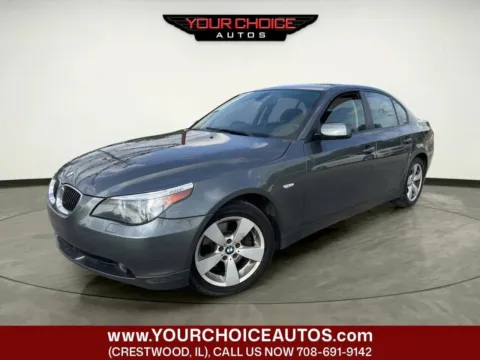 Gray 2007 BMW 5 Series 530xi for sale in Crestwood, IL
