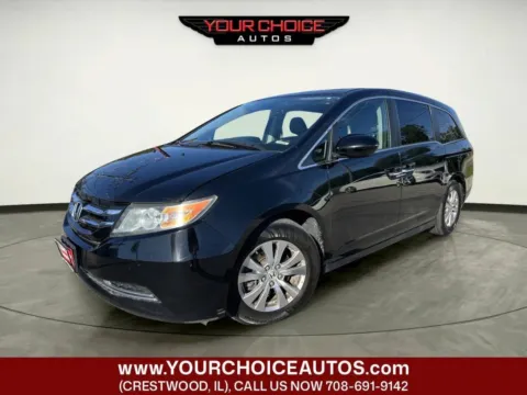 Black 2016 Honda Odyssey EX-L for sale in Crestwood, IL