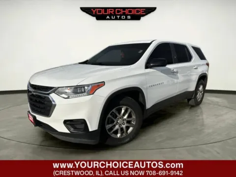 White 2019 Chevrolet Traverse LS for sale in Crestwood, IL