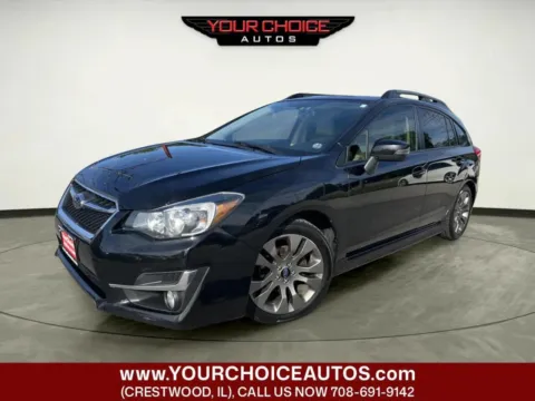 Black 2015 Subaru Impreza Wagon 2.0i Sport Limited for sale in Crestwood, IL