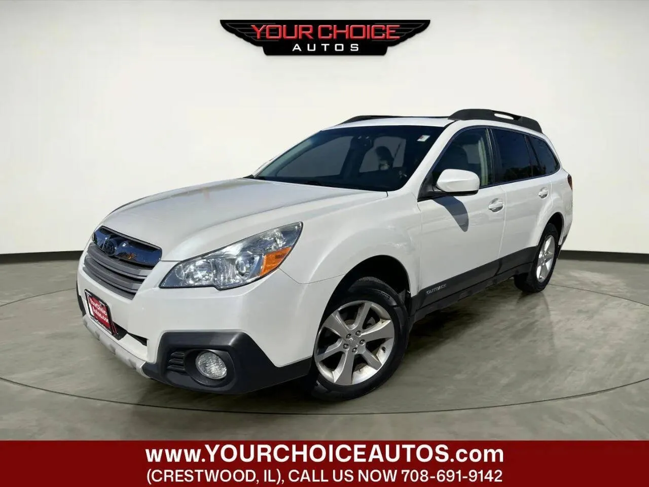 White 2013 Subaru Outback 2.5i Limited for sale in Crestwood, IL