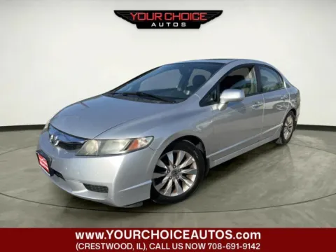 Silver 2011 Honda Civic Sdn EX-L for sale in Crestwood, IL