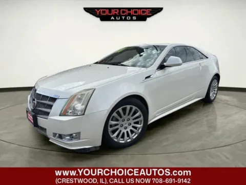 White 2011 Cadillac CTS Coupe Premium for sale in Crestwood, IL