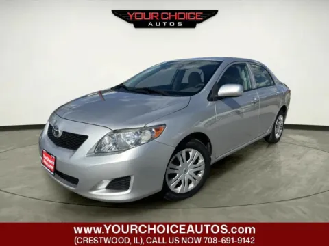 Silver 2010 Toyota Corolla LE 4dr Sedan 4A for sale in Crestwood, IL