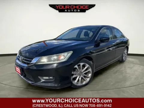 Black 2014 Honda Accord Sedan Sport for sale in Crestwood, IL