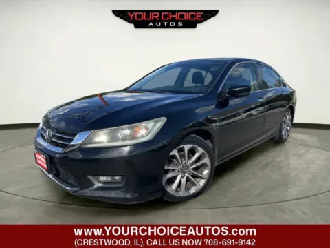 Black 2014 Honda Accord Sedan Sport for sale in Crestwood, IL
