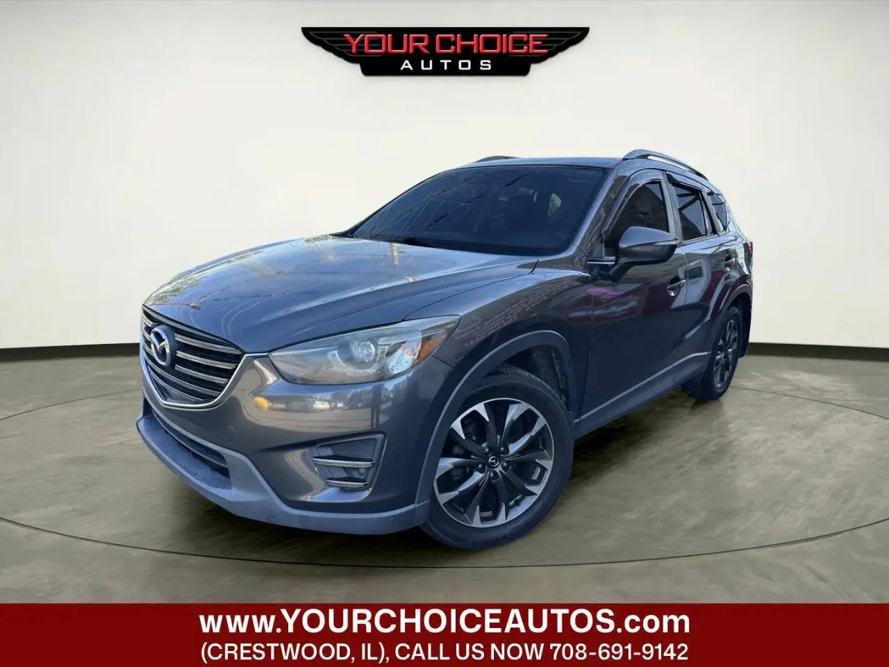 Gray 2016 Mazda CX-5 Grand Touring for sale in Crestwood, IL
