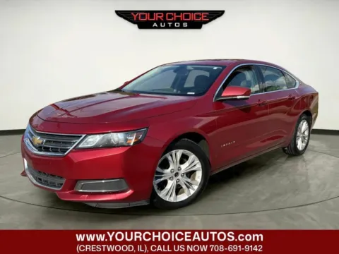 Red 2015 Chevrolet Impala LT for sale in Crestwood, IL