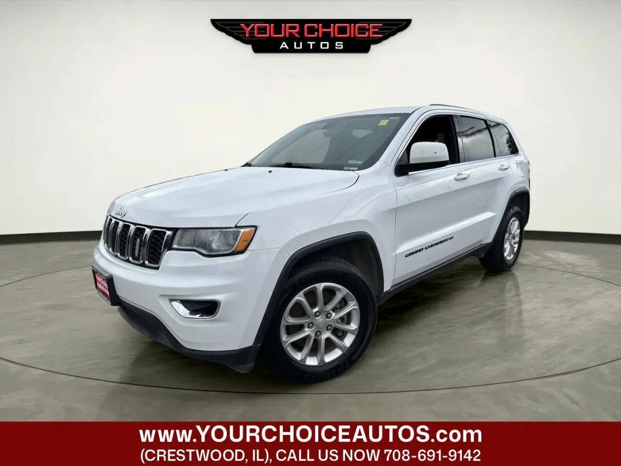 White 2022 Jeep Grand Cherokee WK Laredo E for sale in Crestwood, IL