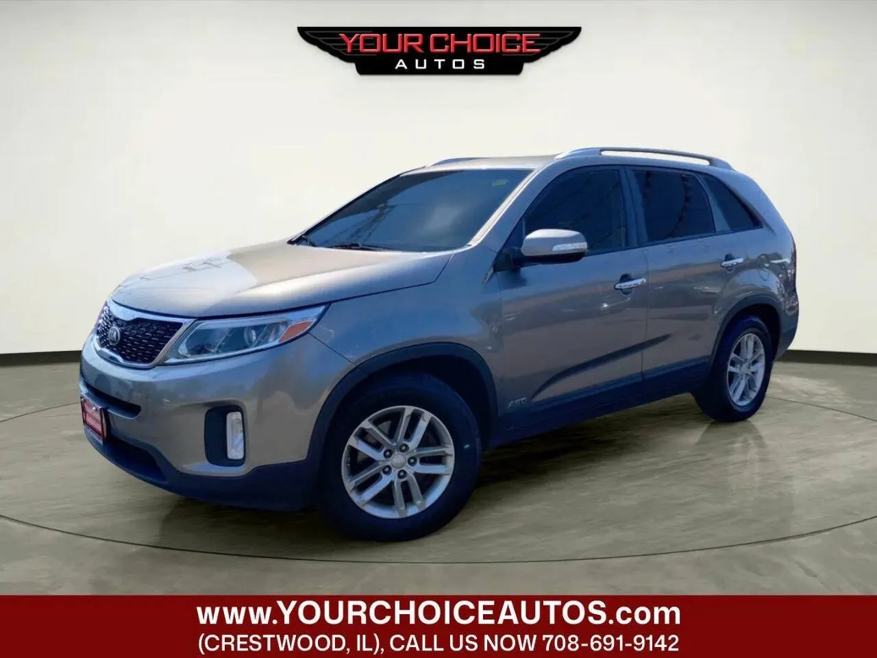 Silver 2014 Kia Sorento LX for sale in Crestwood, IL
