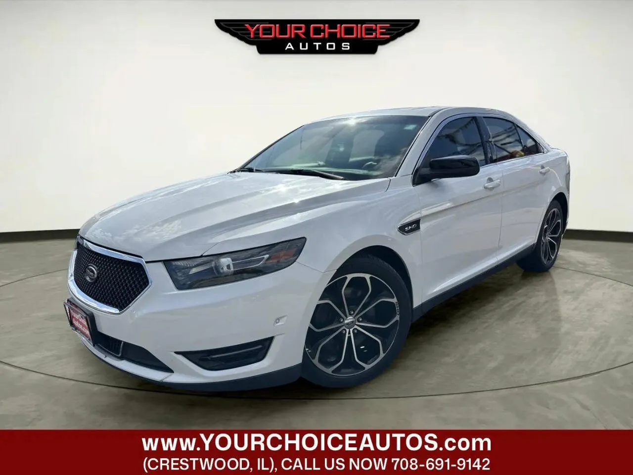 White 2013 Ford Taurus SHO for sale in Crestwood, IL