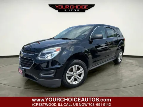 Black 2017 Chevrolet Equinox LS for sale in Crestwood, IL