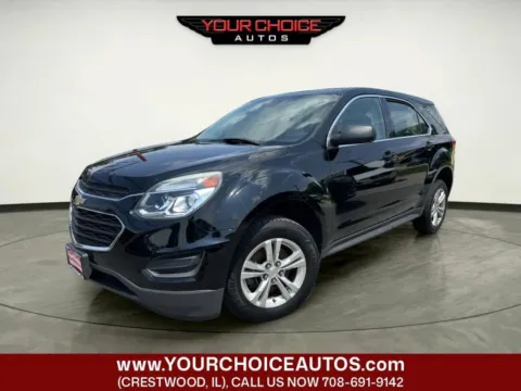 Black 2017 Chevrolet Equinox LS for sale in Crestwood, IL