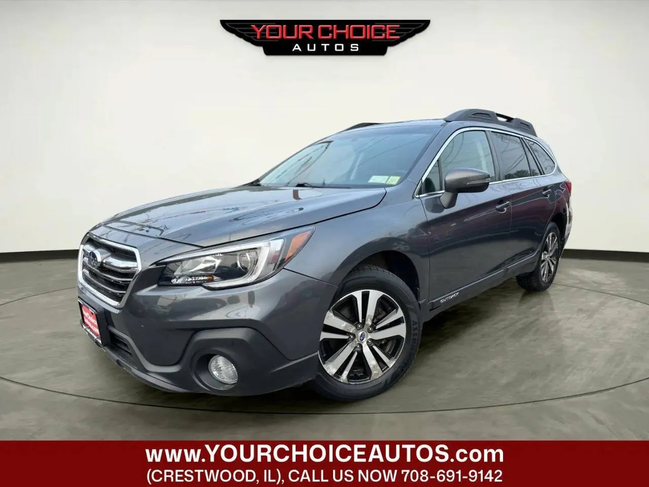 Gray 2018 Subaru Outback Limited for sale in Crestwood, IL