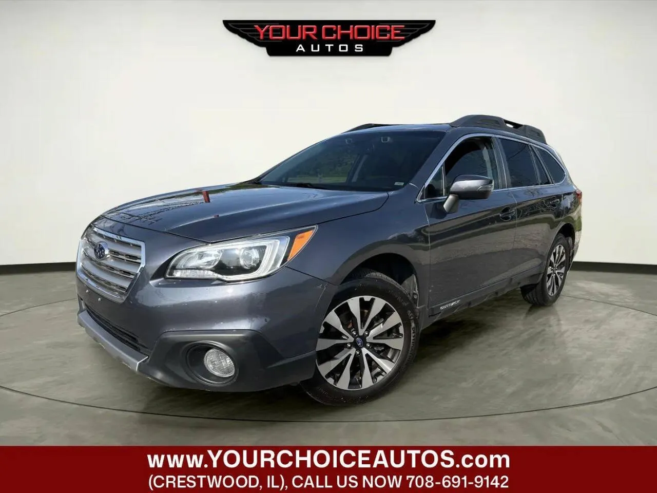 Gray 2016 Subaru Outback 2.5i Limited for sale in Crestwood, IL