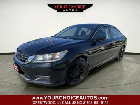 Black 2015 Honda Accord Sedan LX for sale in Crestwood, IL