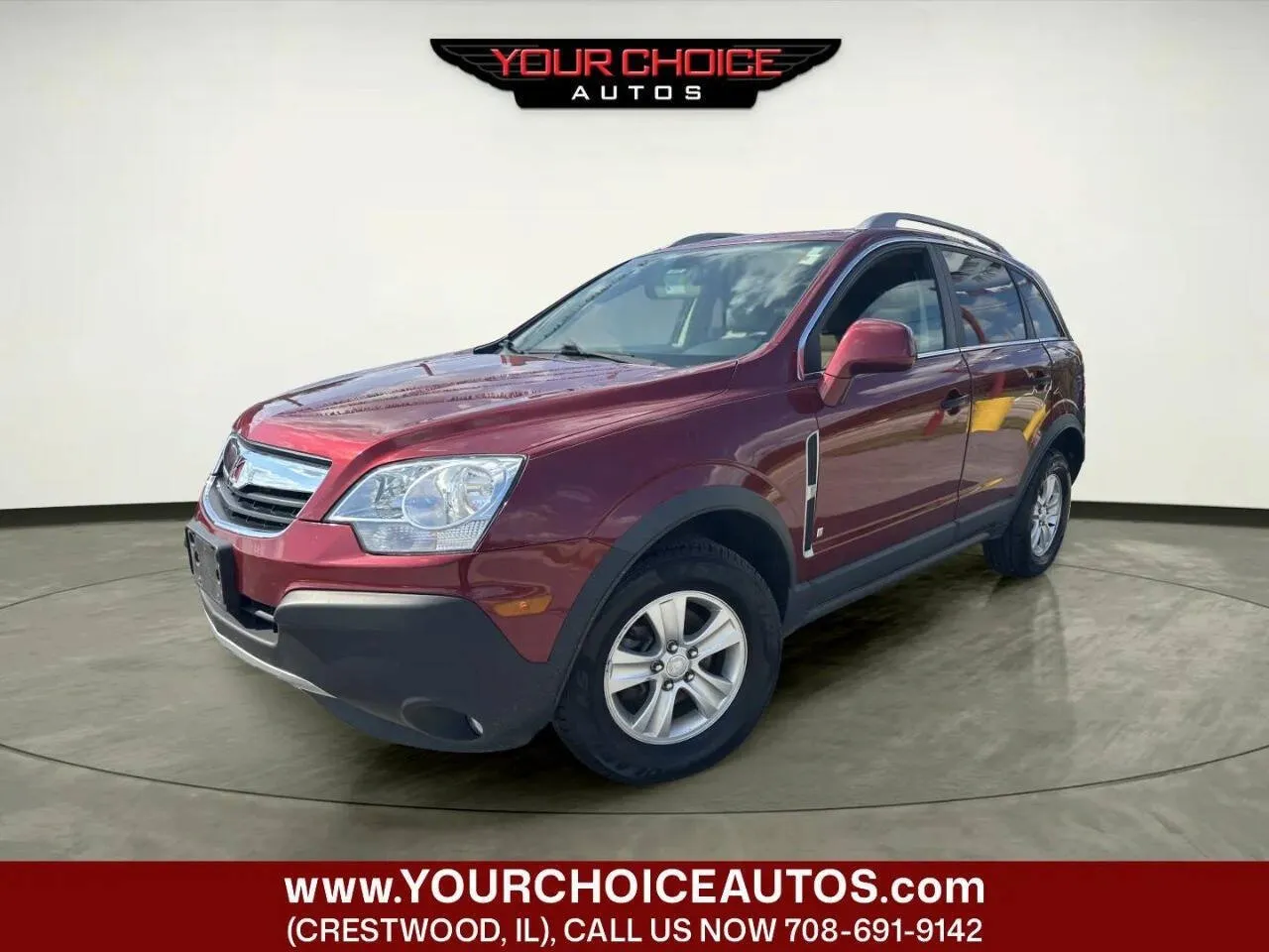 Red 2009 Saturn VUE XE for sale in Crestwood, IL