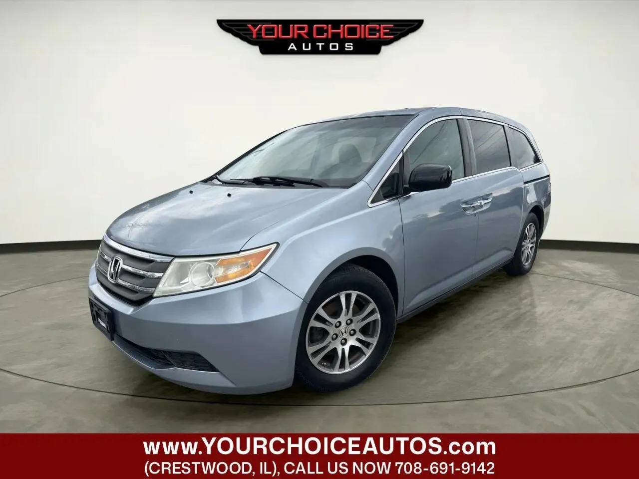 Blue 2011 Honda Odyssey EX-L for sale in Crestwood, IL