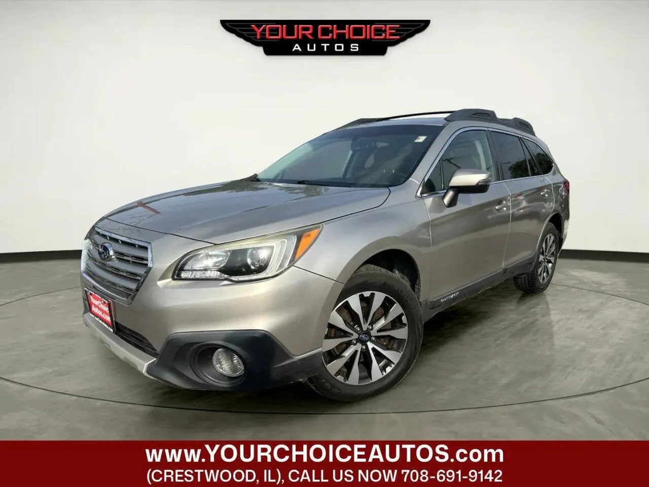 Gray 2016 Subaru Outback 2.5i Limited for sale in Crestwood, IL