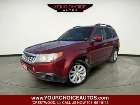 Red 2012 Subaru Forester 2.5X Premium for sale in Crestwood, IL
