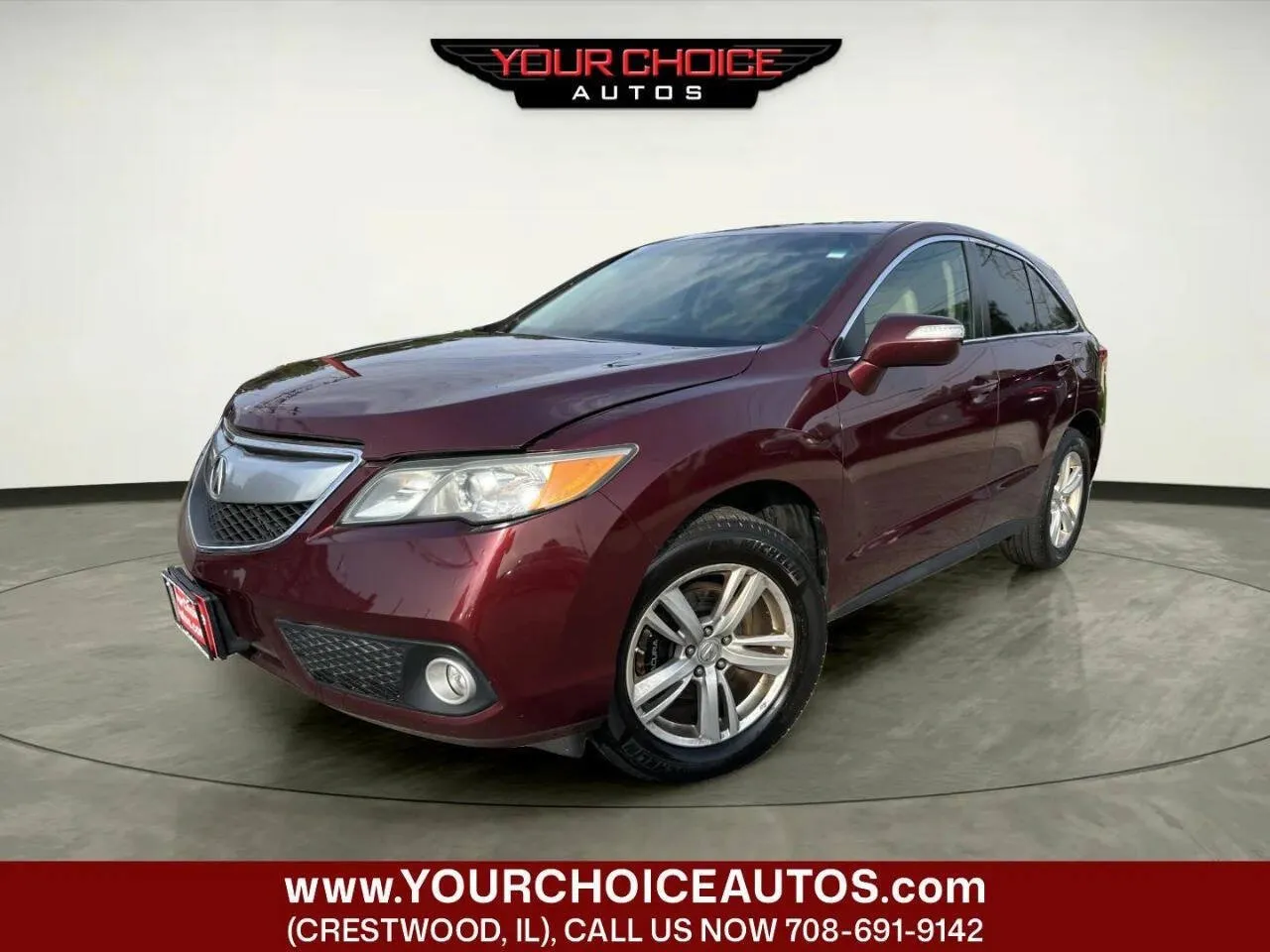 Red 2013 Acura RDX Tech Pkg for sale in Crestwood, IL