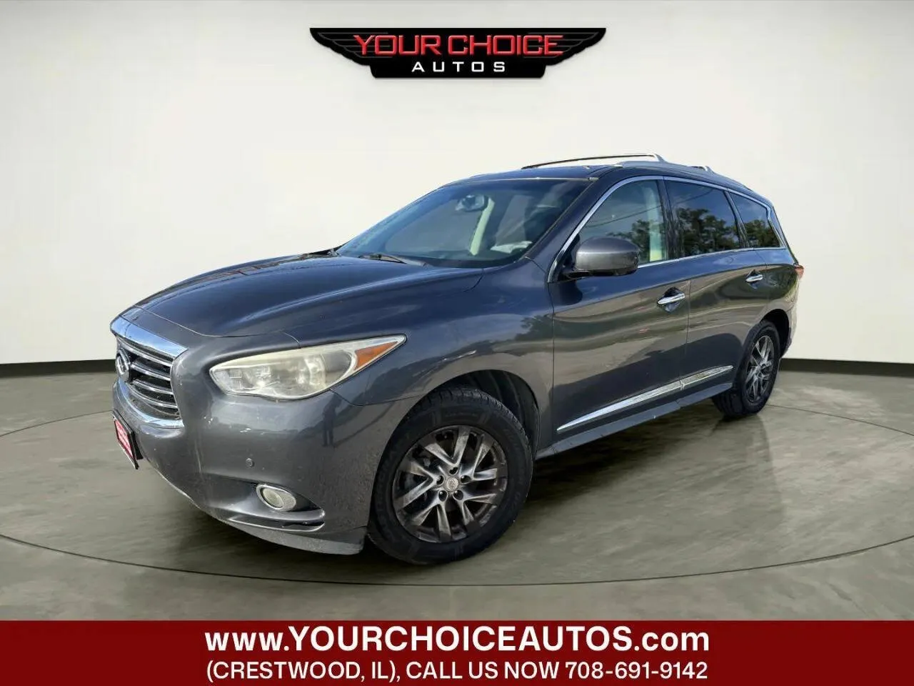 Gray 2013 INFINITI JX35 Base AWD 4dr SUV for sale in Crestwood, IL