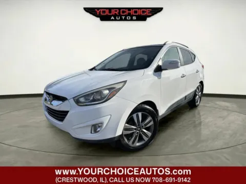 White 2014 Hyundai Tucson Limited for sale in Crestwood, IL