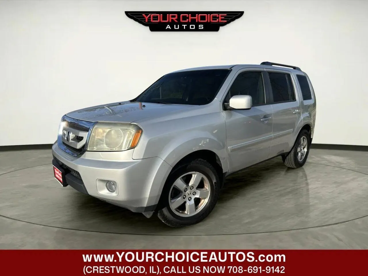 Silver 2009 Honda Pilot EX-L for sale in Crestwood, IL