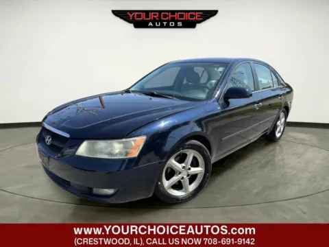 Blue 2006 Hyundai Sonata LX 4dr Sedan for sale in Crestwood, IL