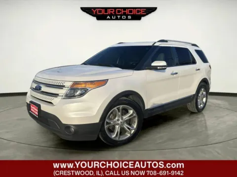 White 2015 Ford Explorer Limited for sale in Crestwood, IL