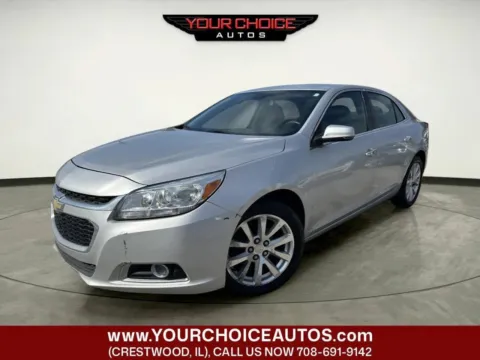 Silver 2014 Chevrolet Malibu LTZ for sale in Crestwood, IL