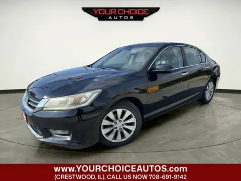 Black 2015 Honda Accord Sedan EX-L for sale in Crestwood, IL