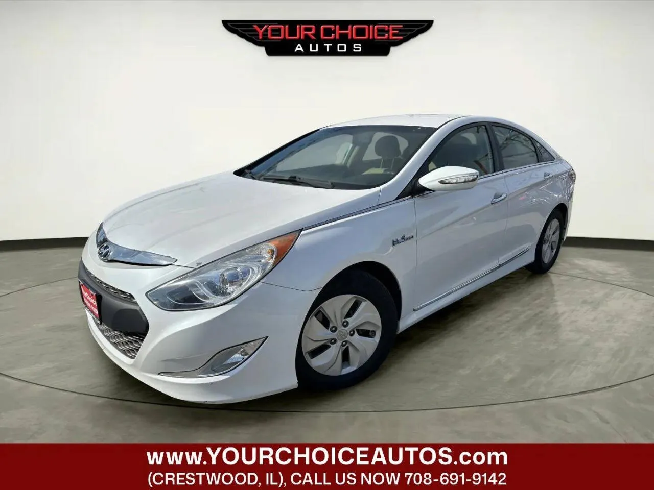 White 2015 Hyundai Sonata Hybrid Limited 4dr Sedan for sale in Crestwood, IL