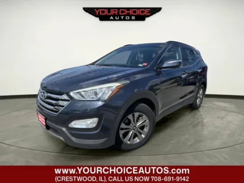 Blue 2015 Hyundai Santa Fe Sport 2.4L 4dr SUV for sale in Crestwood, IL