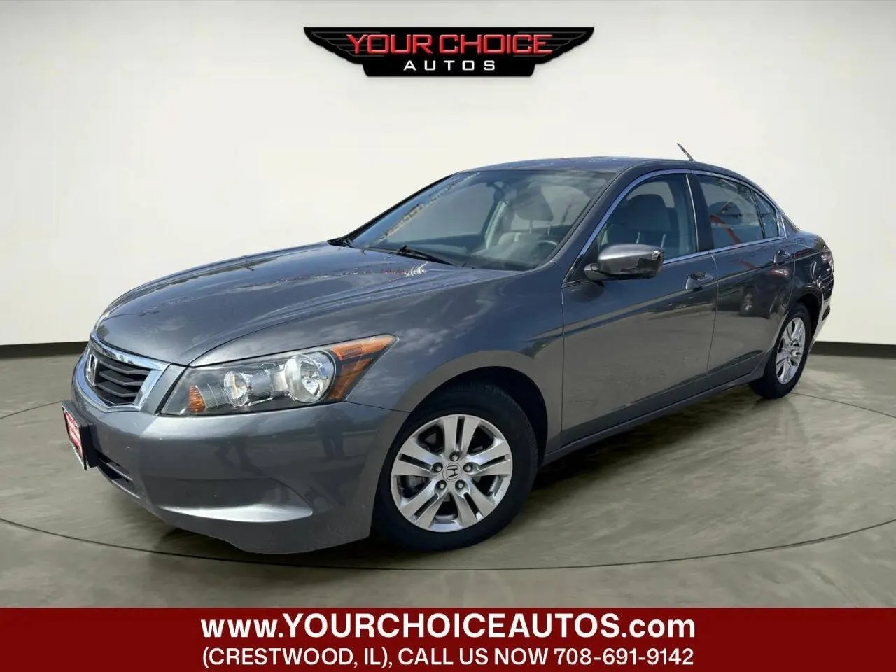 Gray 2009 Honda Accord Sdn LX-P for sale in Crestwood, IL