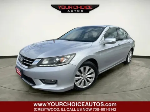 Silver 2013 Honda Accord Sdn EX-L for sale in Crestwood, IL