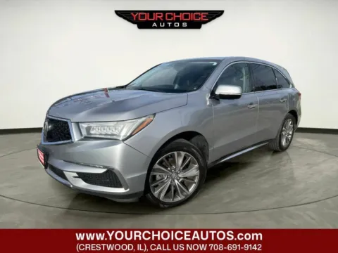 Silver 2017 Acura MDX w/Technology Pkg for sale in Crestwood, IL