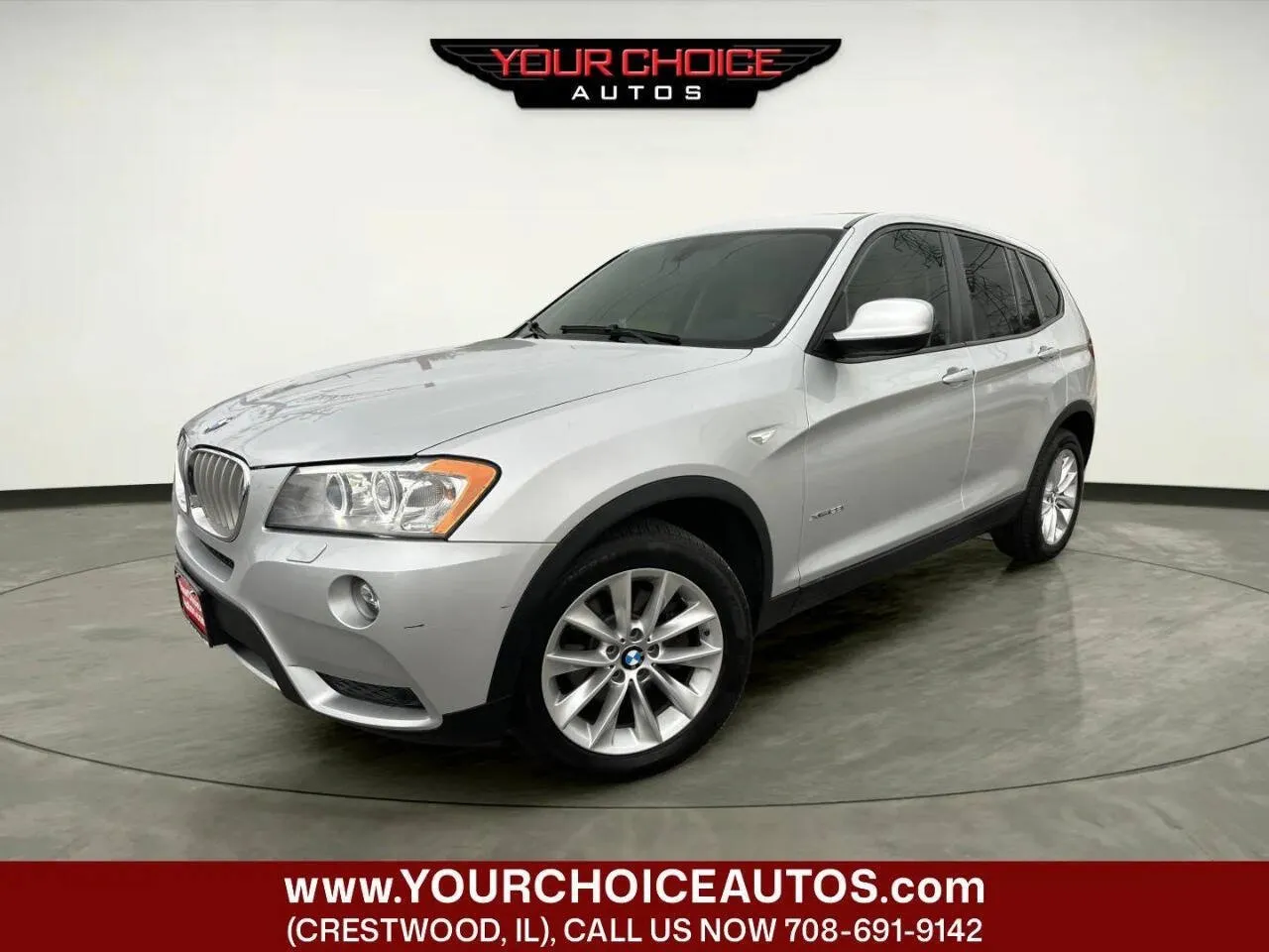 Silver 2014 BMW X3 xDrive28i for sale in Crestwood, IL
