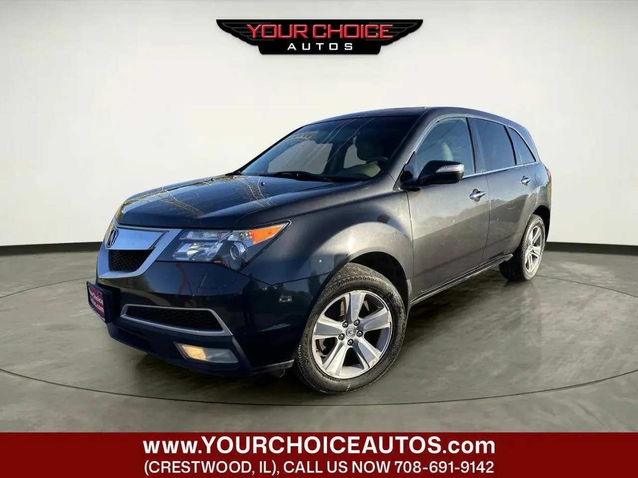 Gray 2013 Acura MDX SH AWD 4dr SUV for sale in Crestwood, IL
