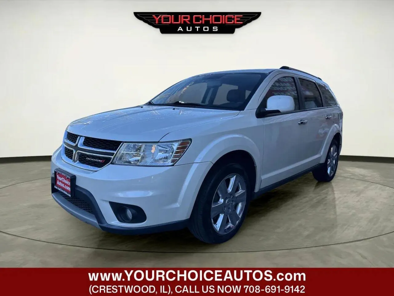 White 2013 Dodge Journey Crew for sale in Crestwood, IL