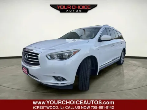 White 2014 INFINITI QX60 Base AWD 4dr SUV for sale in Crestwood, IL