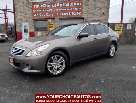 Beige 2012 INFINITI G37 Sedan x for sale in Crestwood, IL