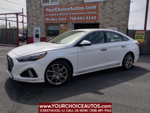White 2018 Hyundai Sonata Limited for sale in Crestwood, IL