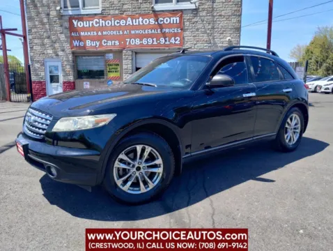 Black 2004 INFINITI FX35 Base AWD 4dr SUV for sale in Crestwood, IL