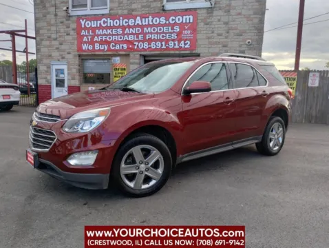 Red 2016 Chevrolet Equinox LT for sale in Crestwood, IL