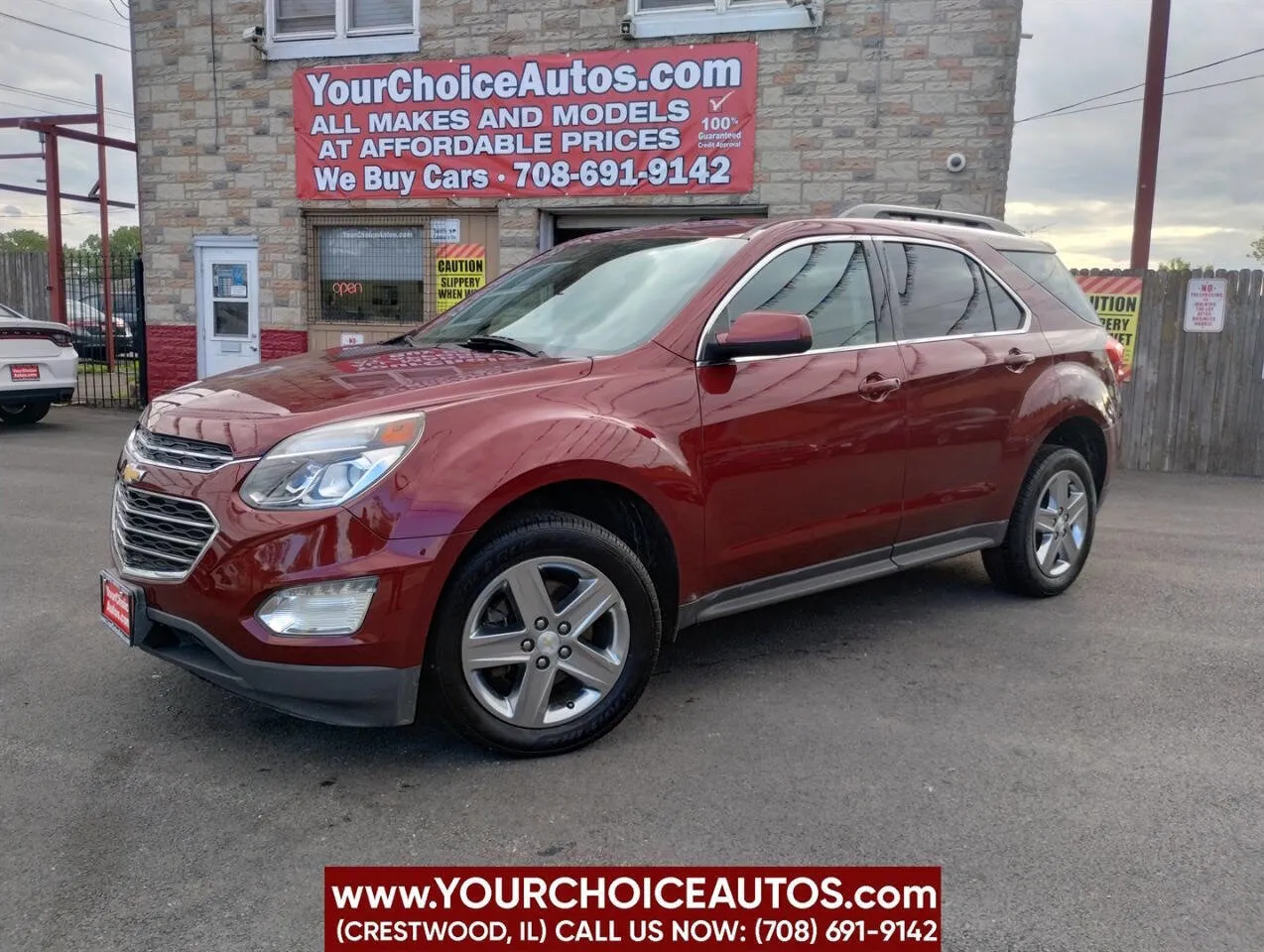 Red 2016 Chevrolet Equinox LT for sale in Crestwood, IL