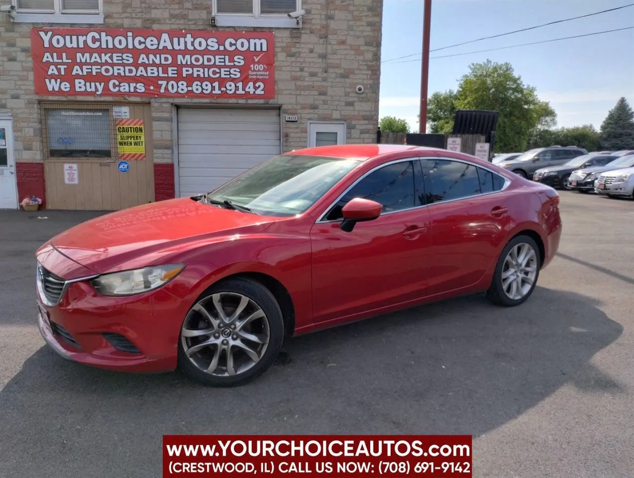 Red 2016 Mazda Mazda6 i Touring for sale in Crestwood, IL
