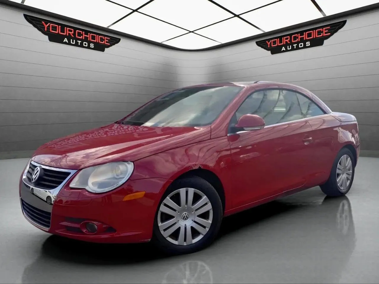 Red 2008 Volkswagen Eos Turbo 2dr Convertible 6A for sale in Crestwood, IL